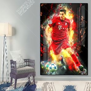Tranh bóng đá Lewandowski