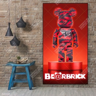 Tranh file gốc gấu bearbrick đẹp ấn tượng