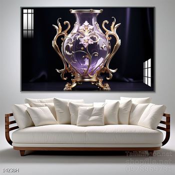 Tranh bình hoa đẹp