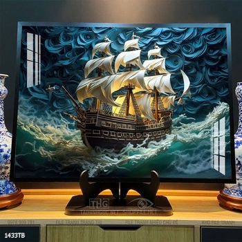 Tranh thuận buồm xuôi gió treo tường