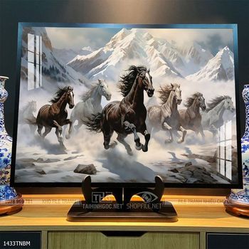 Tranh ngựa bát mã truy phong