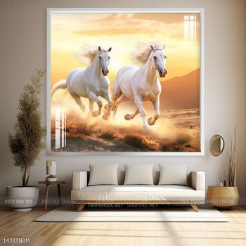Tranh treo tường ngựa bát mã