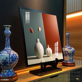 Tranh bình hoa nghệ thuật treo tường