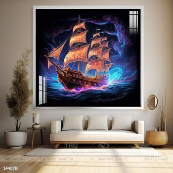 Tranh thuận buồm xuôi gió treo tường đẹp