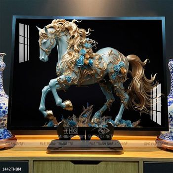 Tranh ngựa bát mã truy phong