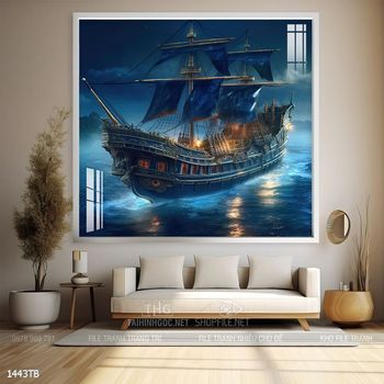 Tranh thuận buồm xuôi gió đẹp ấn tượng