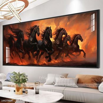 Tranh ngựa treo tường