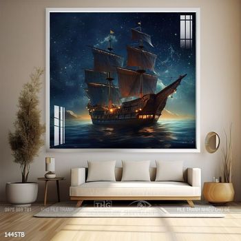 Tranh thuận buồm xuôi gió đẹp