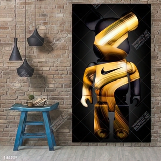 File tranh nghệ thuật gấu bearbrick trang trí tượng đẹp nổi bật