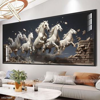 Tranh ngựa bát mã truy phong