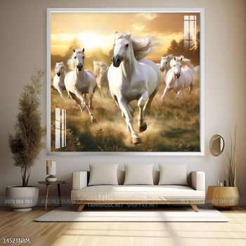 Tranh ngựa treo tường