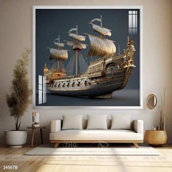 Tranh thuận buồm xuôi gió đẹp