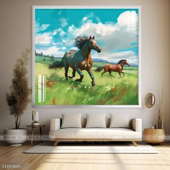 Tranh ngựa mã đáo thành công