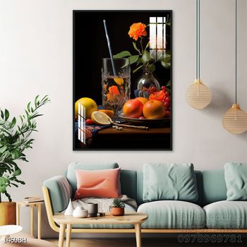 Tranh bình hoa đẹp decor trang trí tường