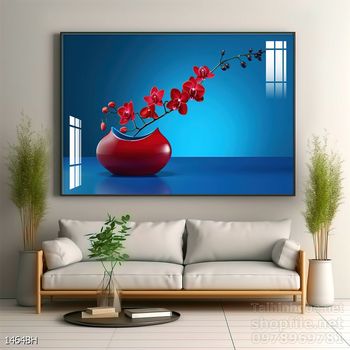 Tranh bình hoa trang trí phòng khách, phòng ăn đẹp