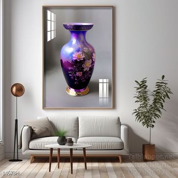 Tranh bình hoa đẹp tinh tế mẫu mới nhất