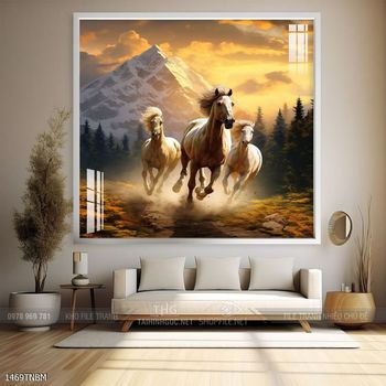 Tranh ngựa bát mã truy phong