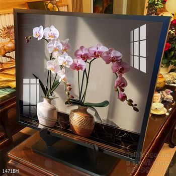 Tranh bình hoa hiện đại treo tường sang trọng ý nghĩa