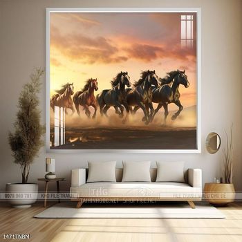 Tranh ngựa đẹp ấn tượng