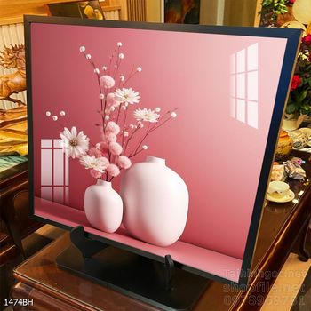 File tranh bình hoa nghệ thuật mẫu mới nhất