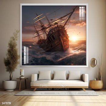 Tranh thuận buồm xuôi gió đẹp