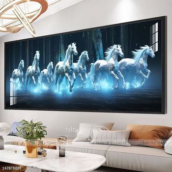 Tranh ngựa bát mã truy phong