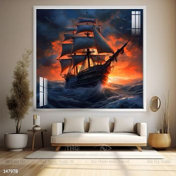 Tranh thuyền và biển