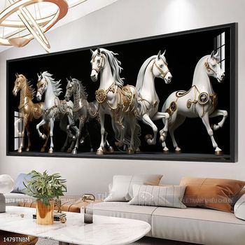 Tranh ngựa treo tường