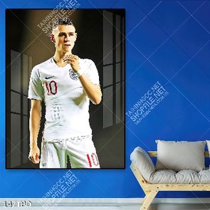 Tranh cầu thủ đội tuyển Anh Phil Foden