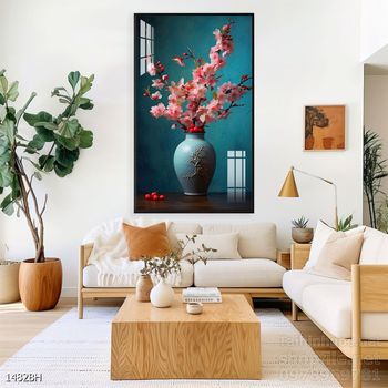 Tranh bình hoa nghệ thuật sang trọng