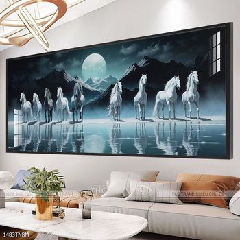 Tranh treo tường ngựa bát mã