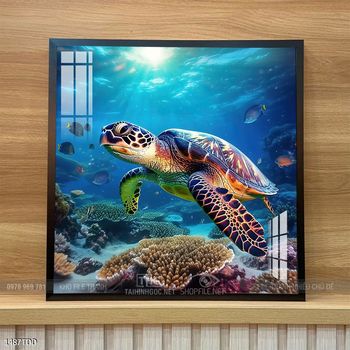 Tranh cá heo đẹp