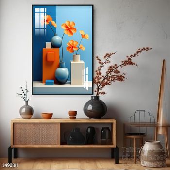Tranh bình hoa hiện đại treo tường sang trọng ý nghĩa