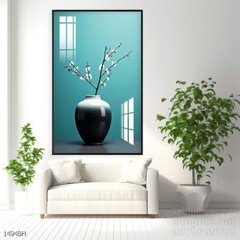 File tranh bình hoa nghệ thuật mẫu mới nhất