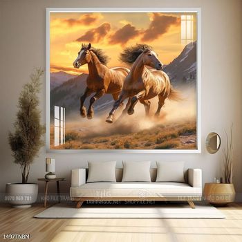 Tranh ngựa treo tường