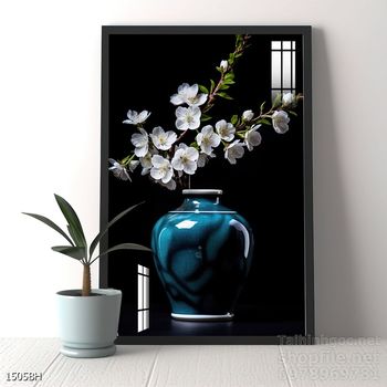 Tranh bình hoa đẹp tinh tế mẫu mới nhất