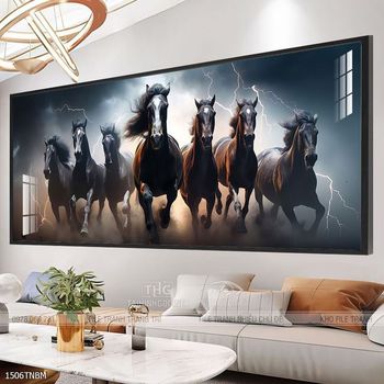 Tranh ngựa treo tường