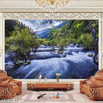 Tranh thác nước đẹp 15087NT