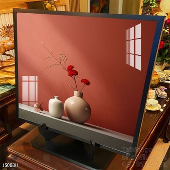 Tranh bình hoa đẹp decor trang trí tường