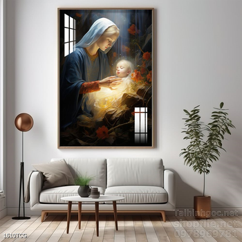 File tranh công giáo decor trang trí tường phòng thờ