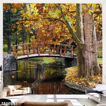 Tranh lá vàng mùa thu 15119