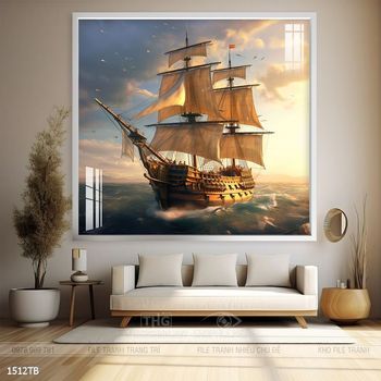 Tranh thuyền và biển