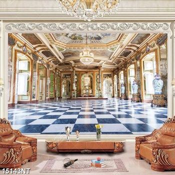 Tranh ngôi nhà mang kiến trúc Phục Hưng