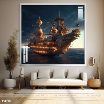 Tranh thuận buồm xuôi gió treo tường đẹp