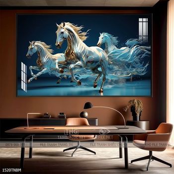 Tranh ngựa đẹp ấn tượng