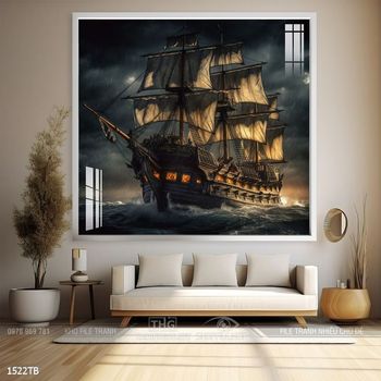 Tranh thuận buồm xuôi gió đẹp