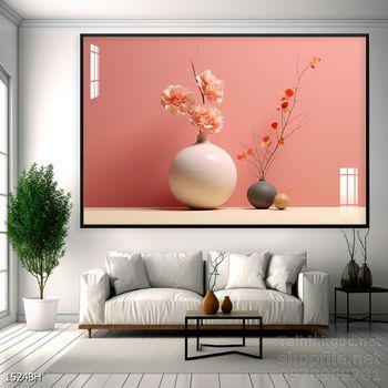 Tranh bình hoa đẹp tinh tế mẫu mới nhất