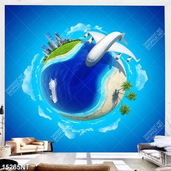 Tranh du lịch vòng quanh thế giới 15265NT