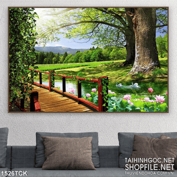 Tranh sen trong rừng