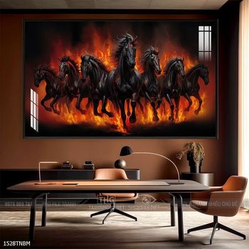 Tranh ngựa treo tường